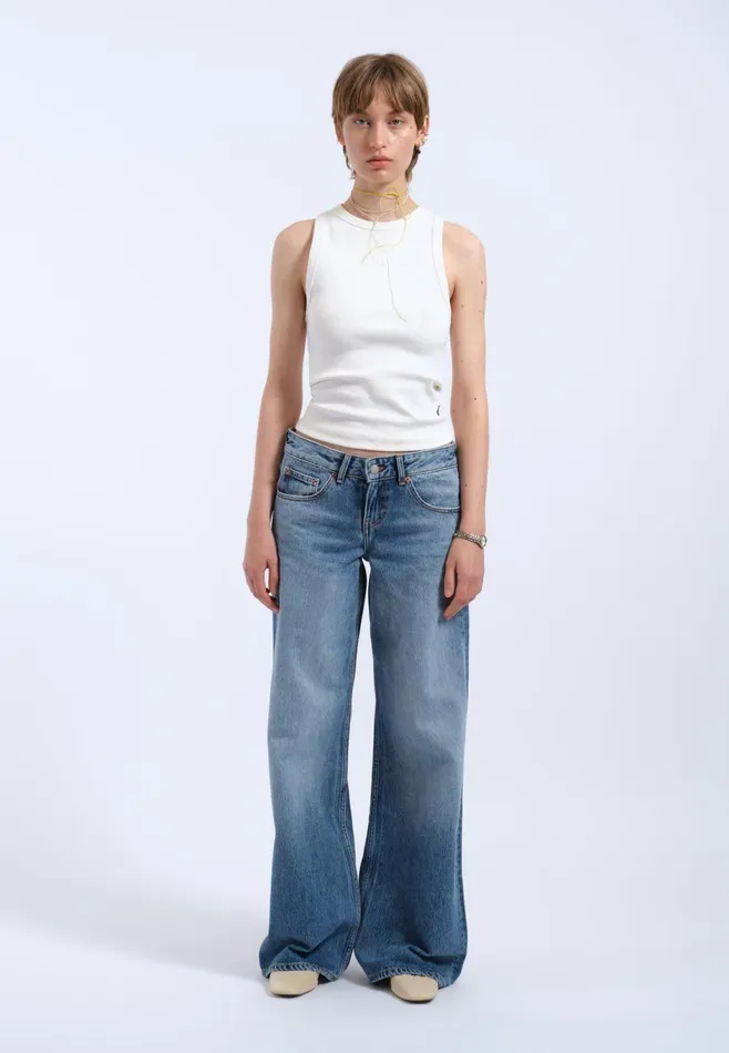 Dr Denim Tees and Tanks Women Etta Top 8211 Off White Off White