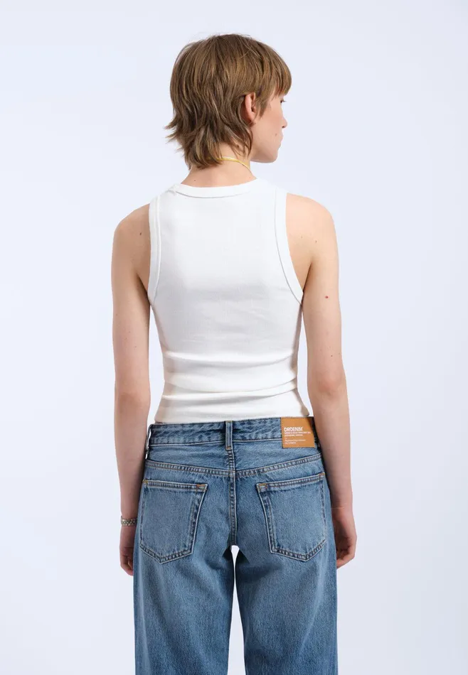 Dr Denim Tees and Tanks Women Etta Top 8211 Off White Off White