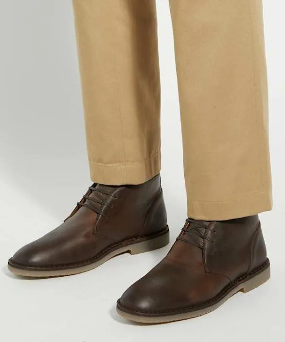 Dune London Chukka Boots Men Cashed Brown Casual Chukka Boots Brown