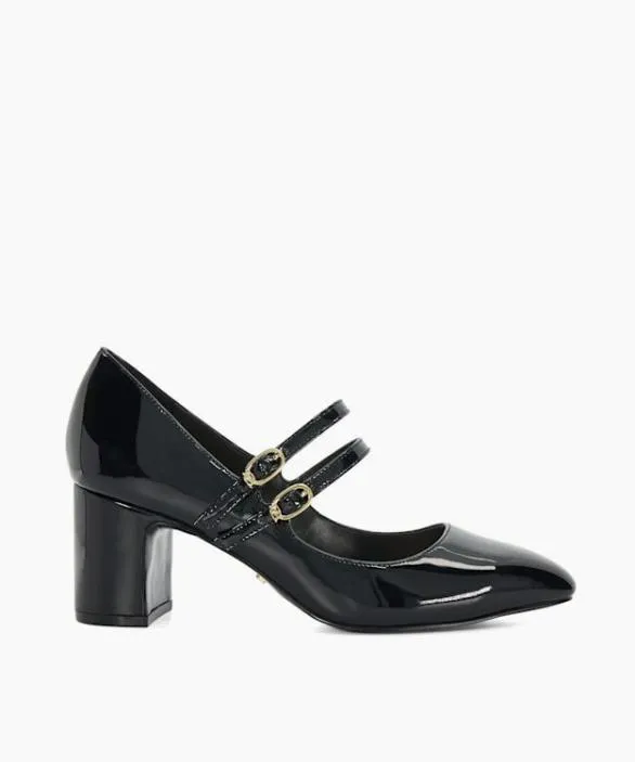 Dune London Court Shoes Women Approval Black Double Strap Block Heel Shoes Black Dune London Court Shoes Women Approval Black Double Strap Block Heel Shoes Black