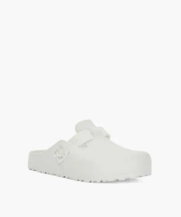 Dune London Flat Shoes Women Boston Eva Sand White Boston EVA Clogs White
