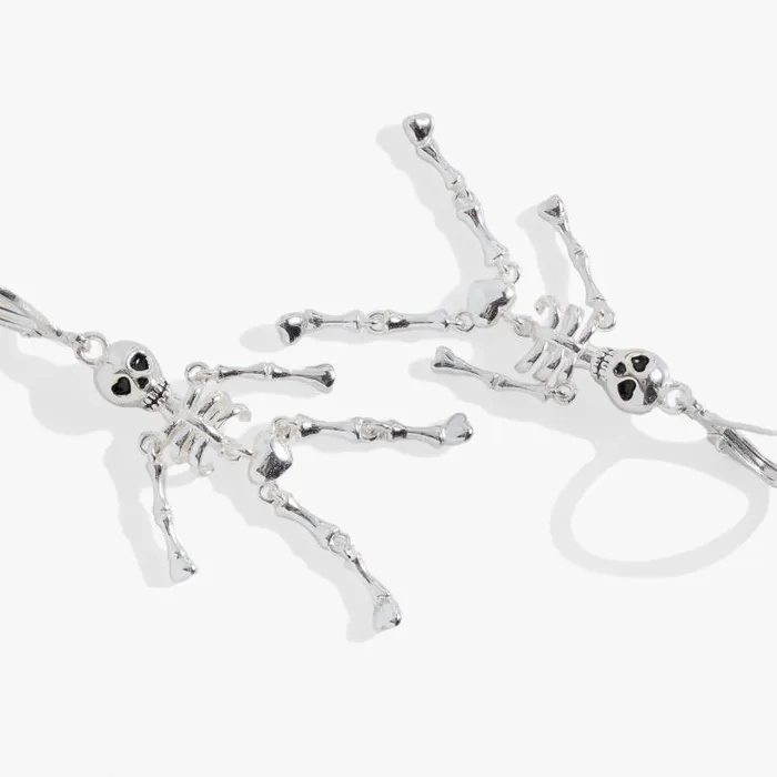 Earrings Women Alex And Ani Skeleton Drop Earring Silver