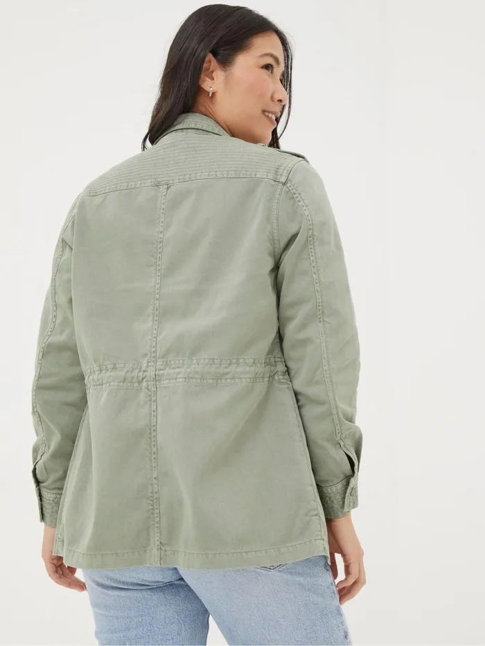 Fat Face Coats and Jackets Lowen Green Field Jacket 8211 Women
