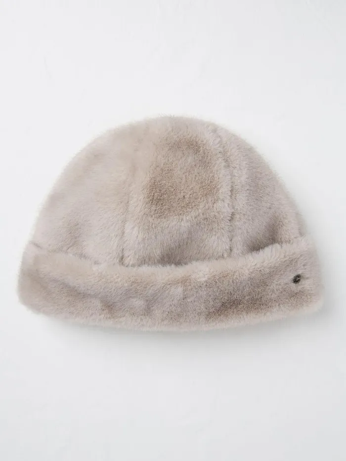 Fat Face Hats Natural Faux Fur Beanie 8211 Women