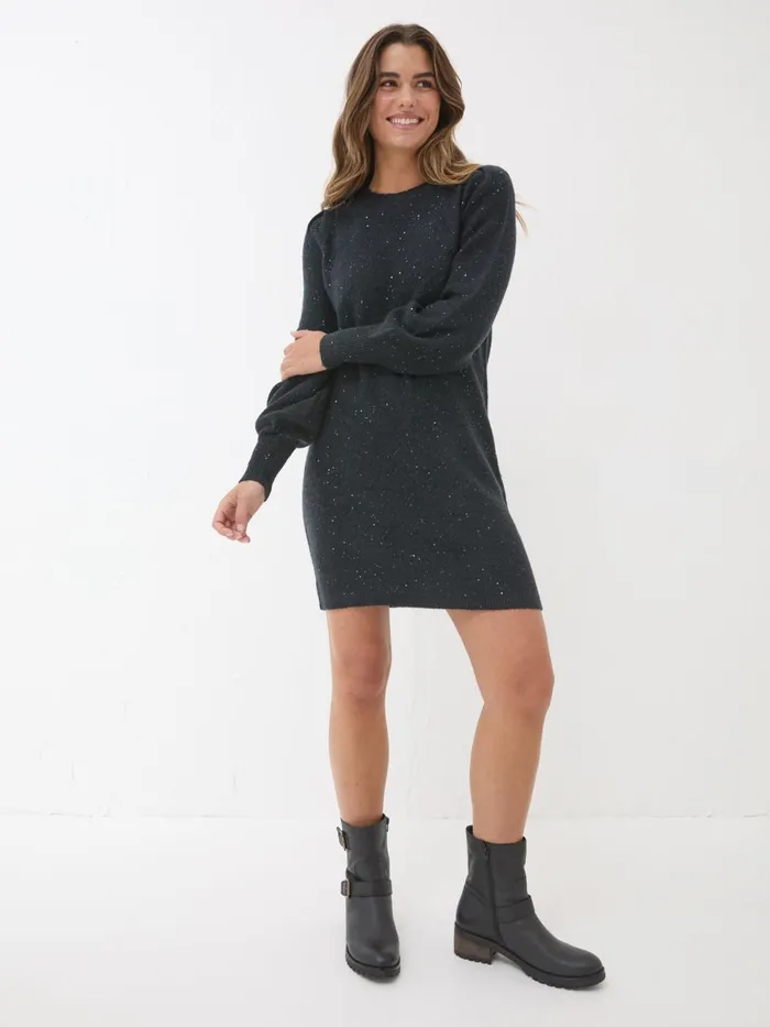Fat Face Knitwear Dark Navy Eden Knit Dress 8211 Women