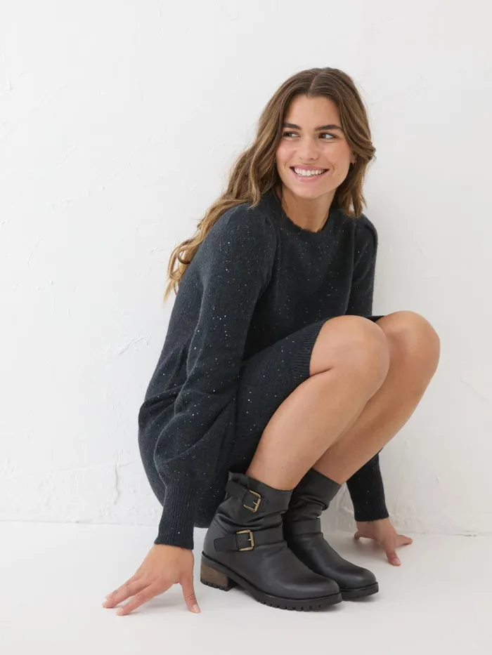 Fat Face Knitwear Dark Navy Eden Knit Dress 8211 Women