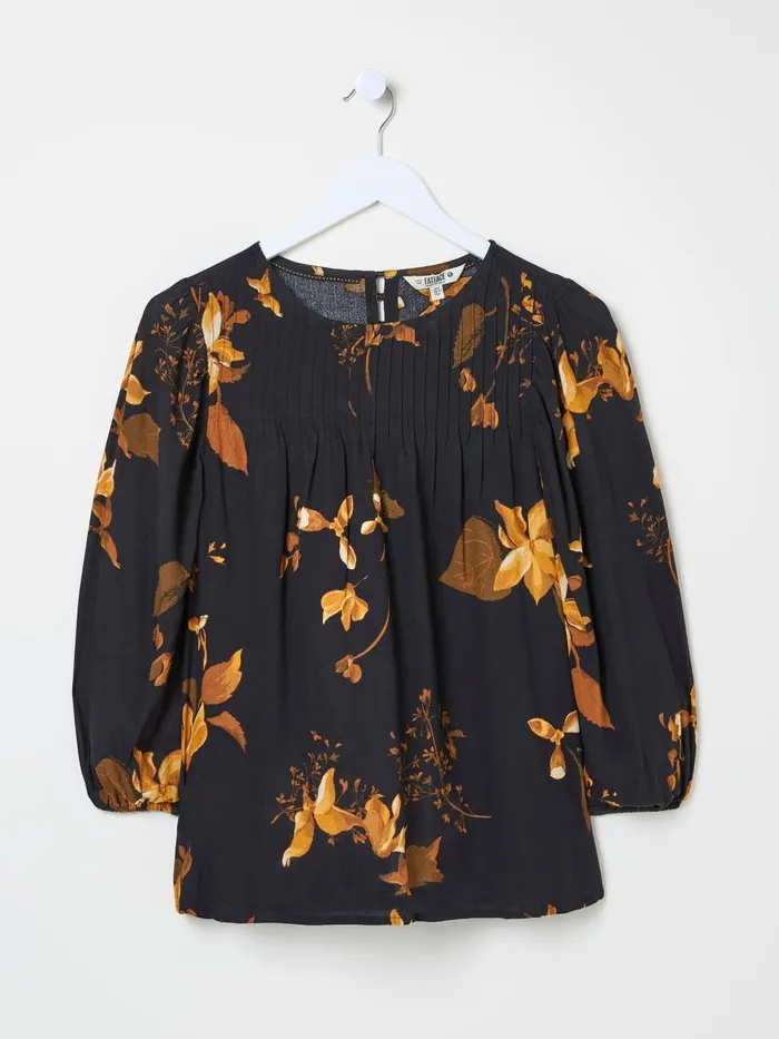 Fat Face Shirts and Blouses Black Wynn Floral Blouse 8211 Women Fat Face Shirts and Blouses Black Wynn Floral Blouse 8211 Women