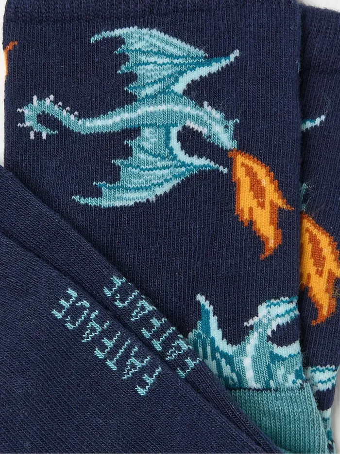 Fat Face Socks Blue Socks 1 Pack 8211 Kids