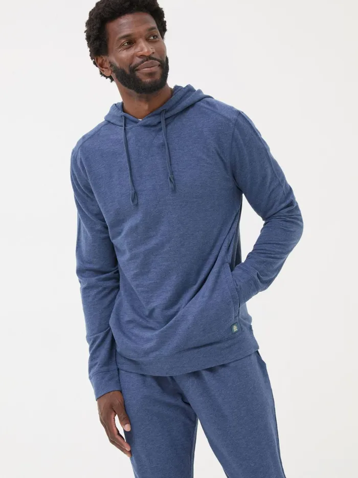 Fat Face Sweatshirts and Hoodies Blue Lounge Hoodie 8211 Men