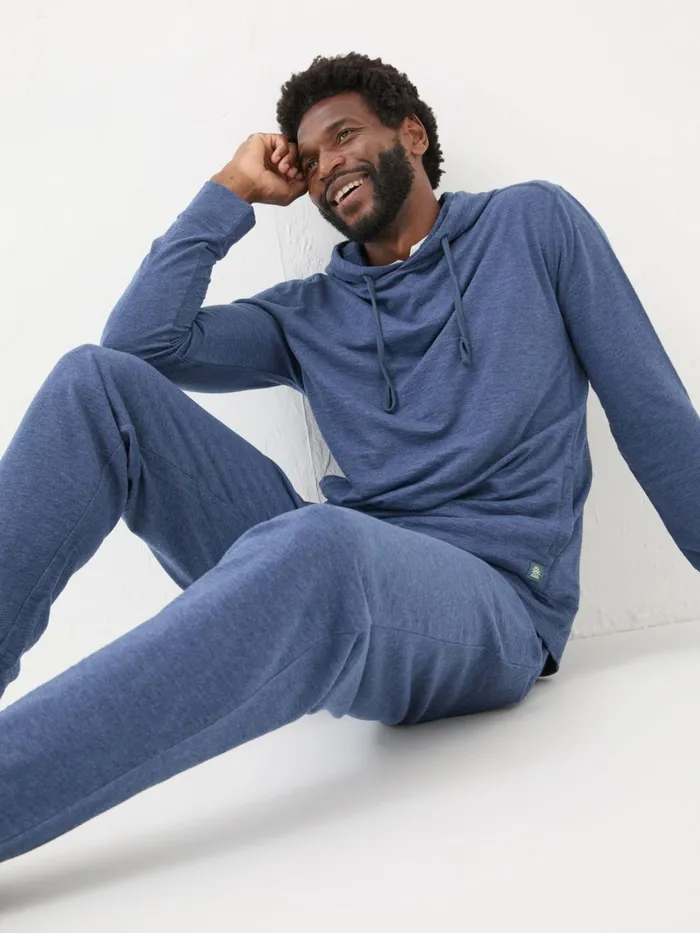 Fat Face Sweatshirts and Hoodies Blue Lounge Hoodie 8211 Men