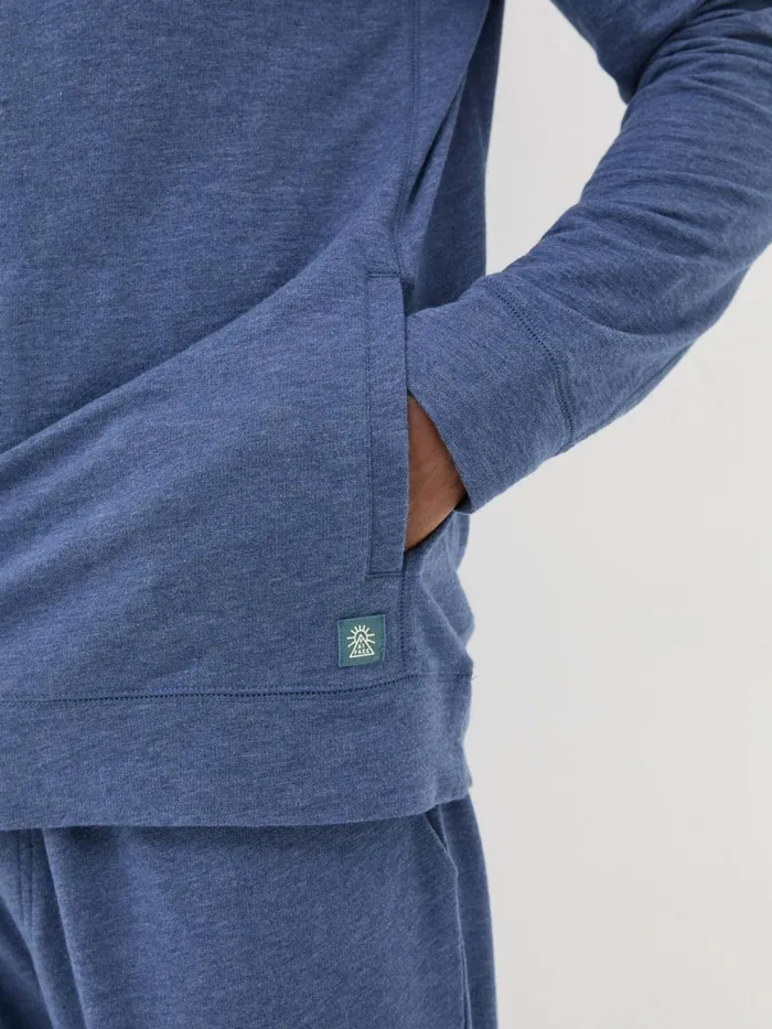 Fat Face Sweatshirts and Hoodies Blue Lounge Hoodie 8211 Men