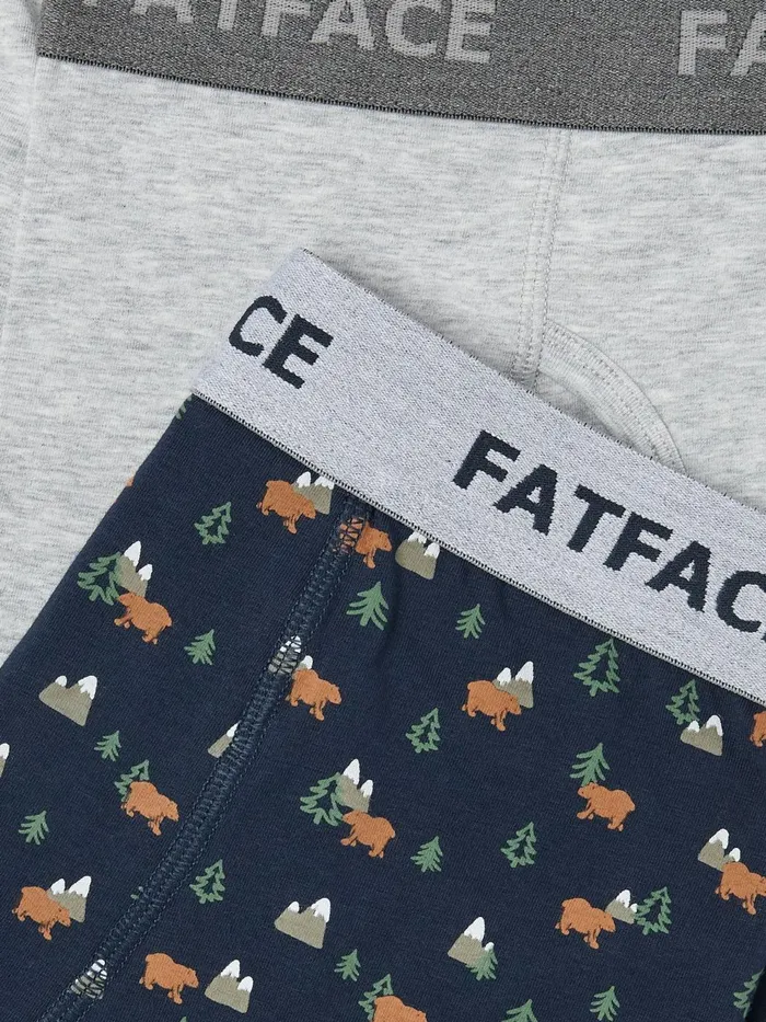 Fat Face Underwear Navy Bear Print Boxers 2 Pack 8211 Men Fat Face Underwear Navy Bear Print Boxers 2 Pack 8211 Men