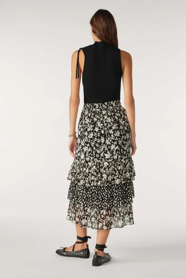 FlauraMidi Skirt Clothing Baandsh Skirts and Shorts