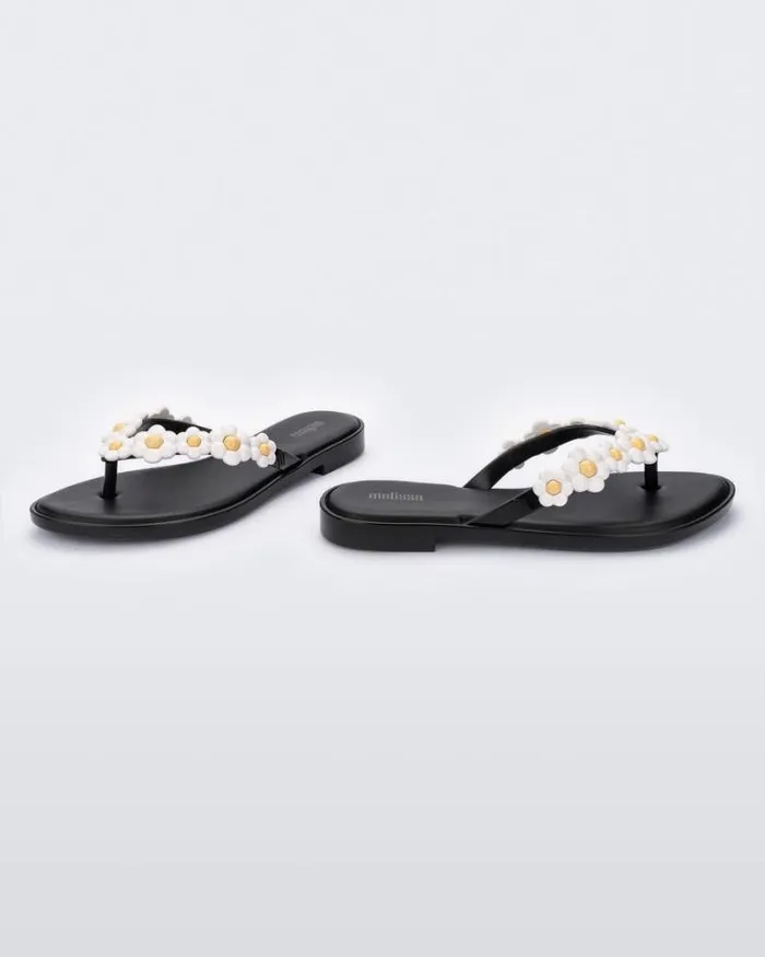 Flip Flop Spring Blackwhite Women Melissa Flip Flops