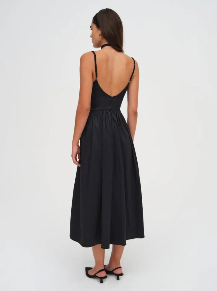 For Love and Lemons Dresses Doris Midi Dress Black 8211 Women