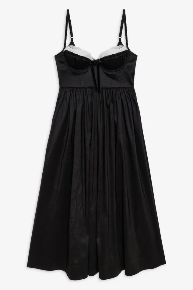 For Love and Lemons Dresses Doris Midi Dress Black 8211 Women