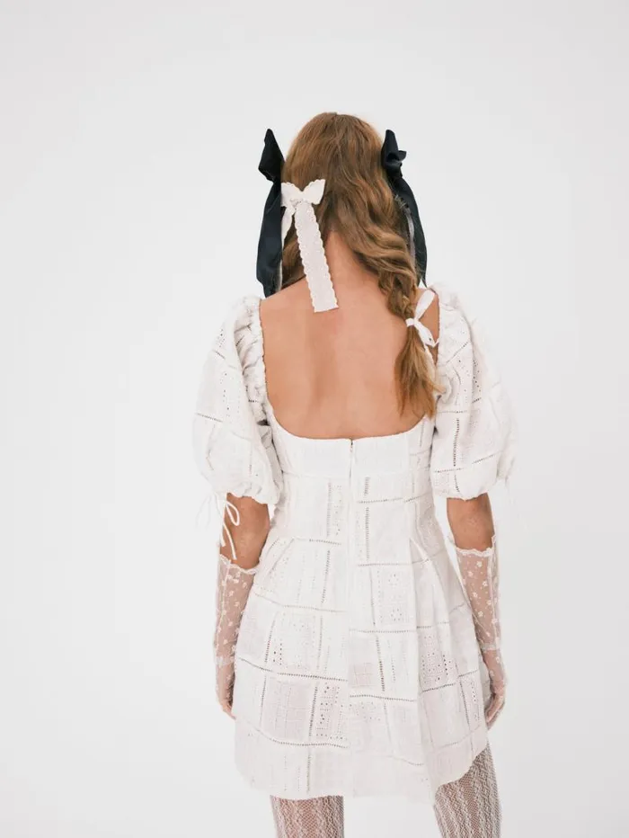 For Love and Lemons Dresses Everett Mini Dress White 8211 Women For Love and Lemons Dresses Everett Mini Dress White 8211 Women