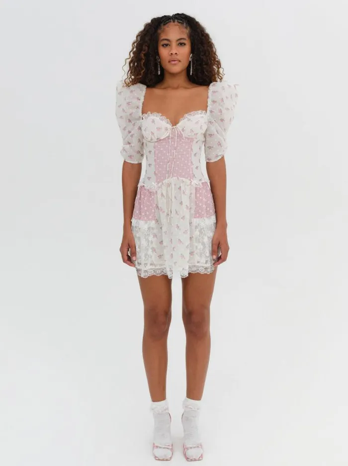 For Love and Lemons Dresses Francine Mini Dress Pink 8211 Women