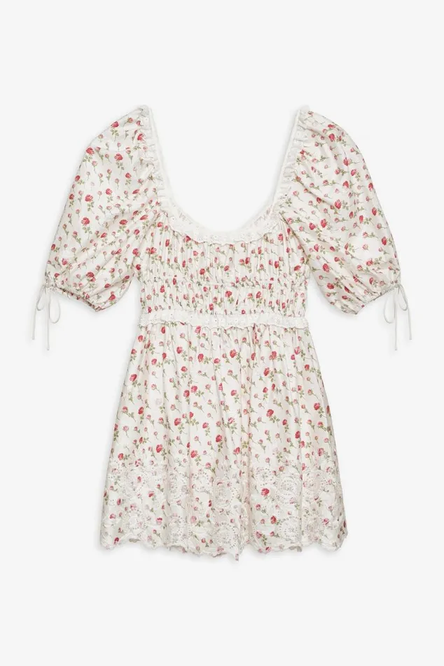 For Love and Lemons Dresses Jackson Mini Dress White 8211 Women For Love and Lemons Dresses Jackson Mini Dress White 8211 Women