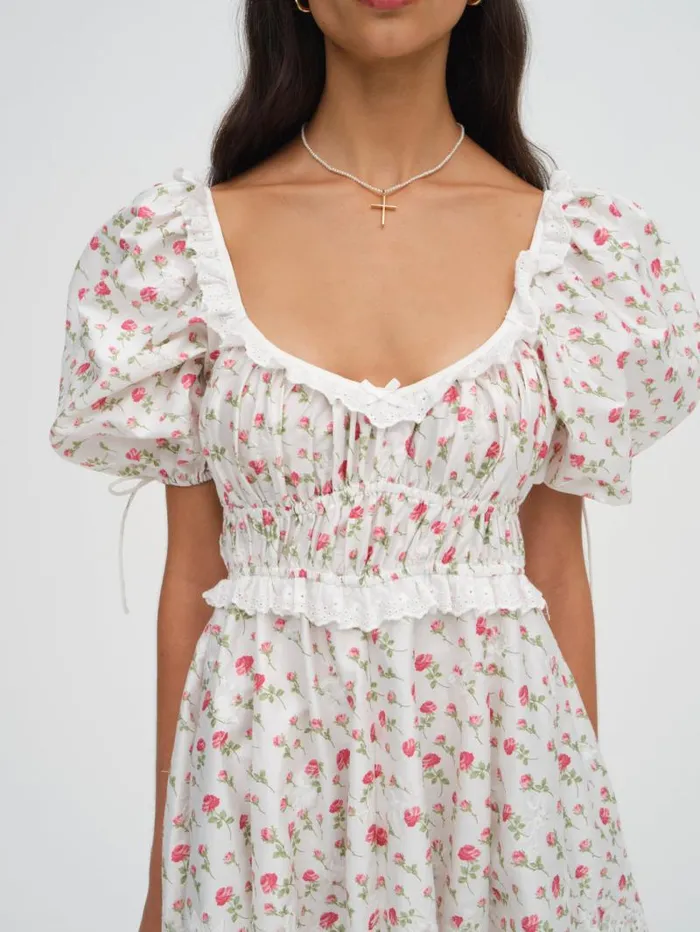 For Love and Lemons Dresses Jackson Mini Dress White 8211 Women For Love and Lemons Dresses Jackson Mini Dress White 8211 Women