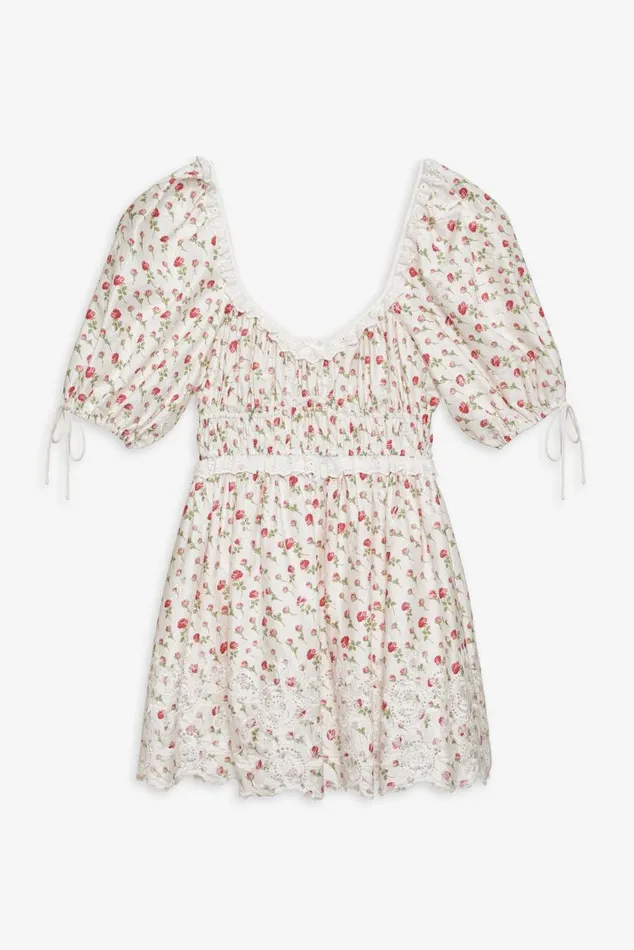 For Love and Lemons Dresses Jackson Mini Dress White 8211 Women For Love and Lemons Dresses Jackson Mini Dress White 8211 Women
