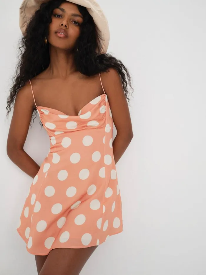For Love and Lemons Dresses Mirabelle Mini Dress Orange 8211 Women