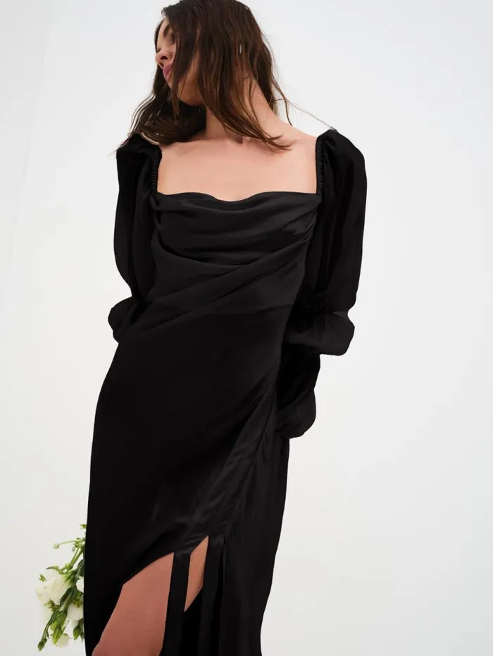 For Love and Lemons Dresses Willow Gown Black 8211 Women