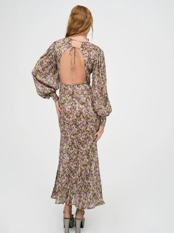 For Love and Lemons Dresses Wynne Maxi Dress Purple 8211 Women