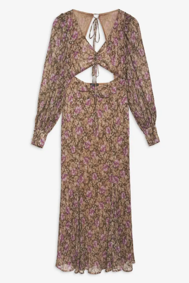 For Love and Lemons Dresses Wynne Maxi Dress Purple 8211 Women
