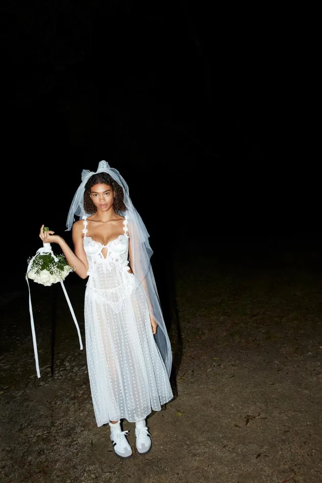 For Love and Lemons Lingerie Amore Maxi Slip Dress White 8211 Women