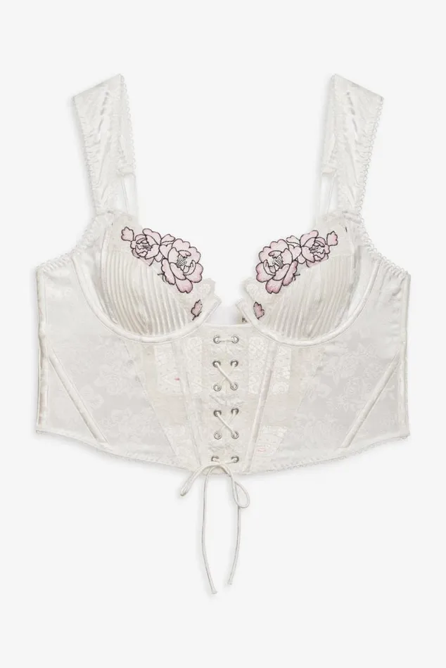 For Love and Lemons Lingerie Marit Bustier White 8211 Women