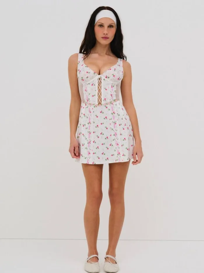 For Love and Lemons Lingerie Xander Slip Dress White 8211 Women