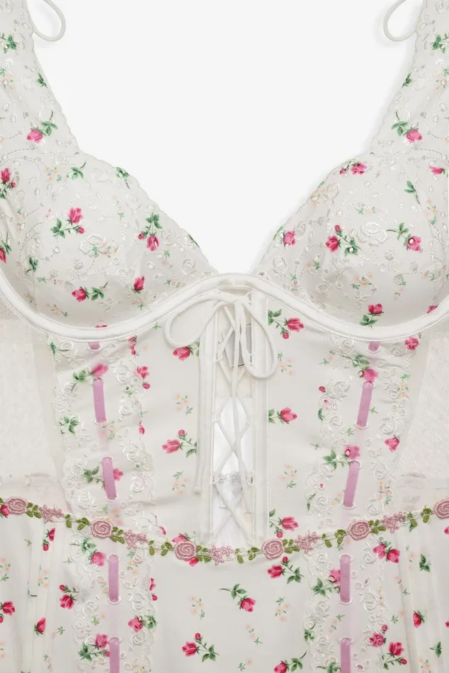 For Love and Lemons Lingerie Xander Slip Dress White 8211 Women