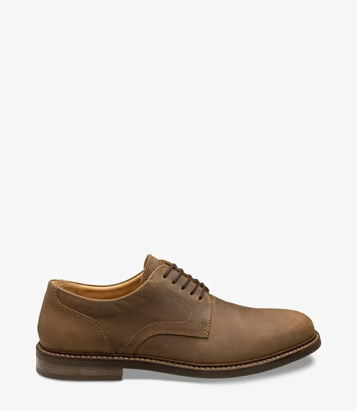 Franklin Brown Nubuck Men Plain Ties Loake
