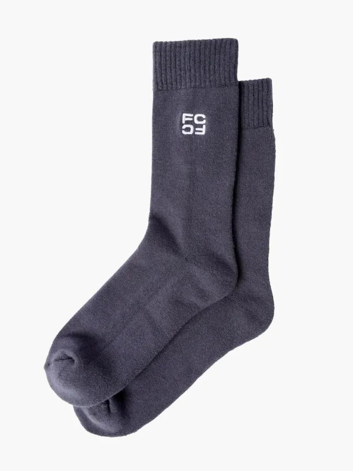 French Connection 3 Pairs Embroidered Sport Socks Blackgreywhite Men Underwear and Socks