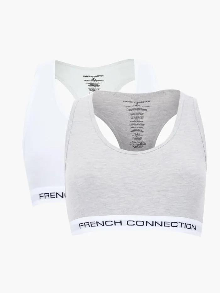 French Connection Connection 2 Pack Crop Top Multi 2 Women Underwear and Socks