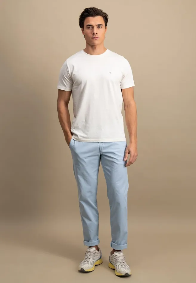 FYNCHHATTON CasualFit Chino Pants Made Of Cottonstretch Ecrusummer Breezedark Navydusty Forestbeige Men Pants