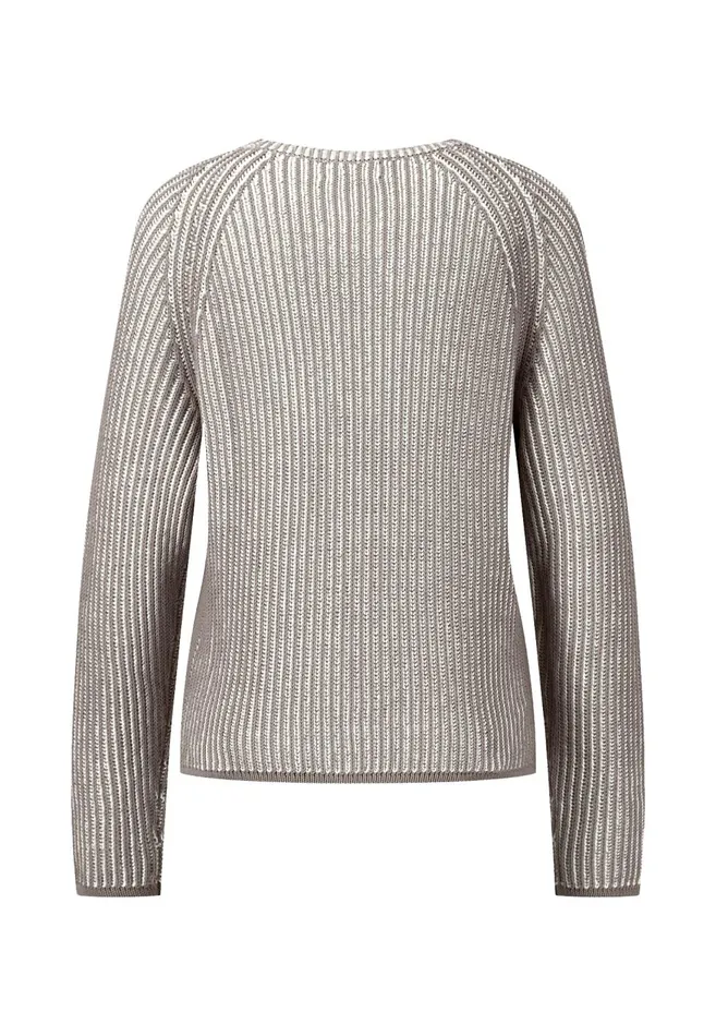 FYNCHHATTON Cottonknit Sweater With Duotone Effect Taupefondant Pink Women Sale FYNCHHATTON Cottonknit Sweater With Duotone Effect Taupefondant Pink Women Sale