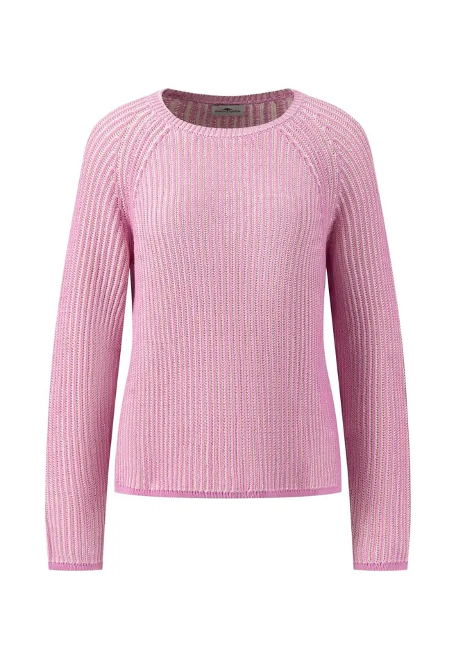 FYNCHHATTON Cottonknit Sweater With Duotone Effect Taupefondant Pink Women Sale FYNCHHATTON Cottonknit Sweater With Duotone Effect Taupefondant Pink Women Sale