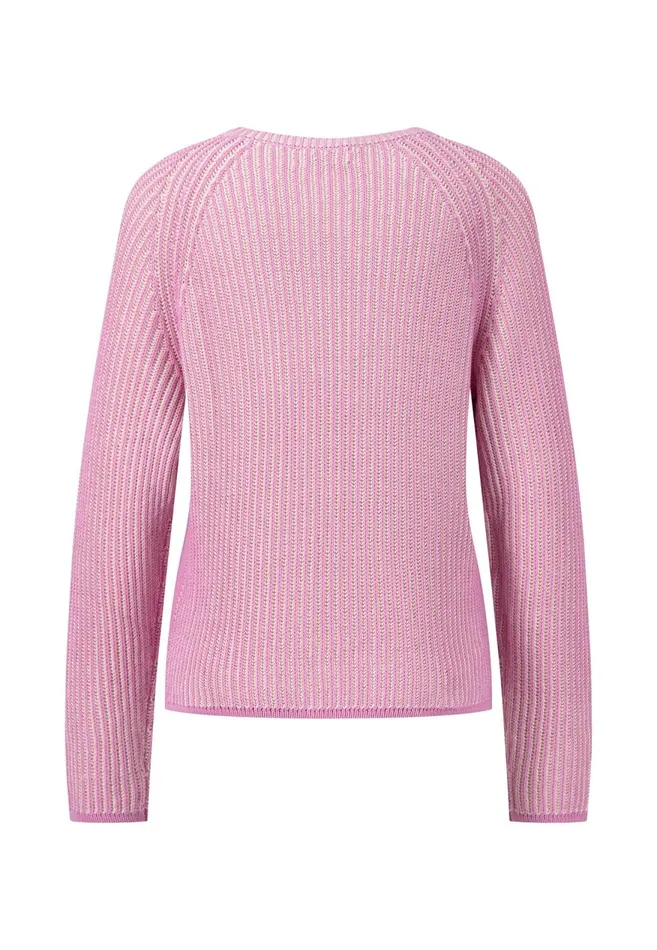 FYNCHHATTON Cottonknit Sweater With Duotone Effect Taupefondant Pink Women Sale FYNCHHATTON Cottonknit Sweater With Duotone Effect Taupefondant Pink Women Sale