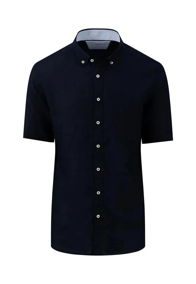 FYNCHHATTON Light Halbar Linen Shirt With Buttondown Collar Blushsummer Breezestoneleaf Greenwhitecrystal Bluedusty Olivenavy Men Shirts