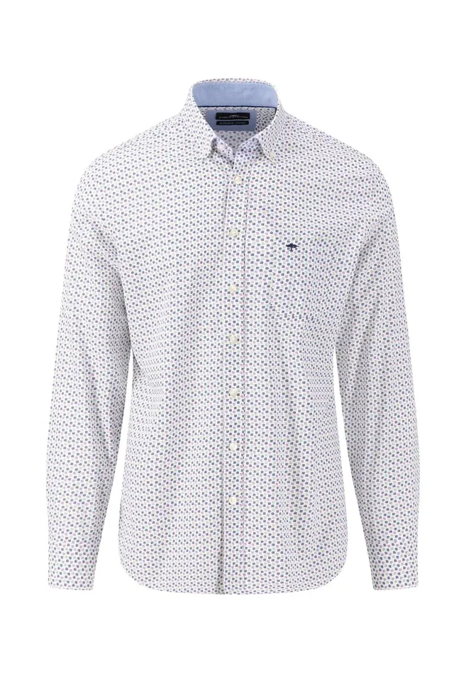 FYNCHHATTON Patterned Buttondown Shirt With A Minimal Print Dusty Lavendersummer Breeze Men Sale FYNCHHATTON Patterned Buttondown Shirt With A Minimal Print Dusty Lavendersummer Breeze Men Sale