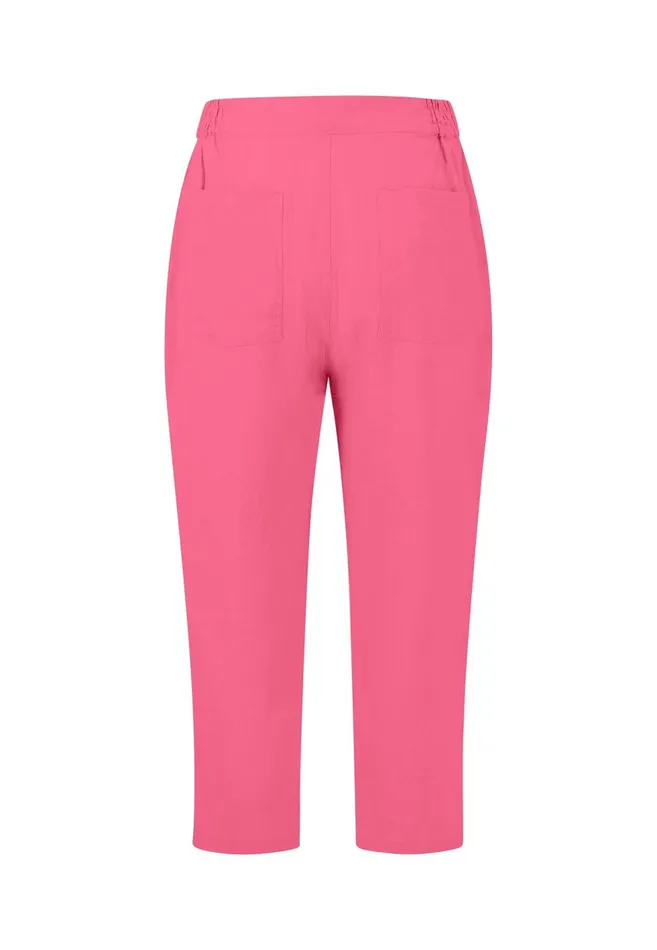 FYNCHHATTON Soft 78 Pants Made Of Linen Whitereed Greensafari Beigeblackbright Apricot Women Pants
