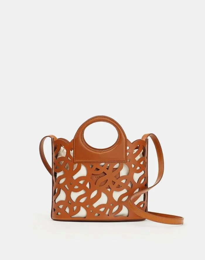 HandbagsAccessories Vachetta Leather 8 Knot Basket BagMini Copper Lafayette 148 New York Crossbodies HandbagsAccessories Vachetta Leather 8 Knot Basket BagMini Copper Lafayette 148 New York Crossbodies