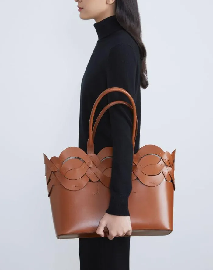 HandbagsAccessories Vachetta Leather 8 Knot ToteLarge Copper Lafayette 148 New York Leather Accessories