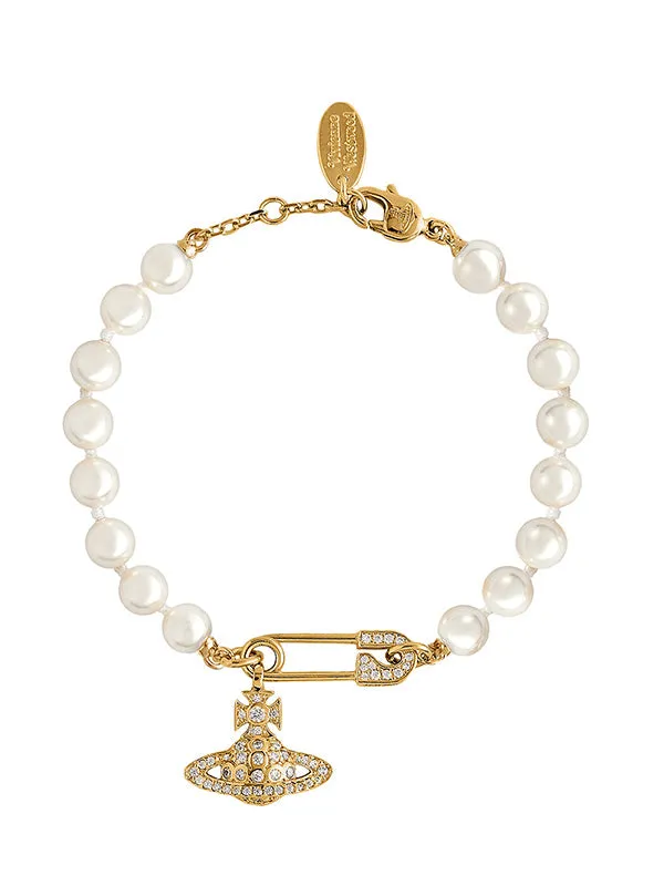 Henrik Vibskov Boutique Lucrece Pearl Bracelet 8211 Gold Men Bracelets