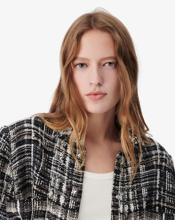 Jackets and Coats Women IRO TANAIS TWEED OVERSHIRT