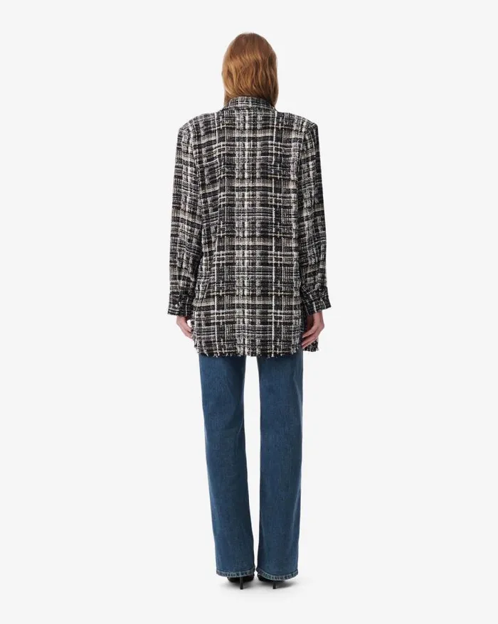 Jackets and Coats Women IRO TANAIS TWEED OVERSHIRT