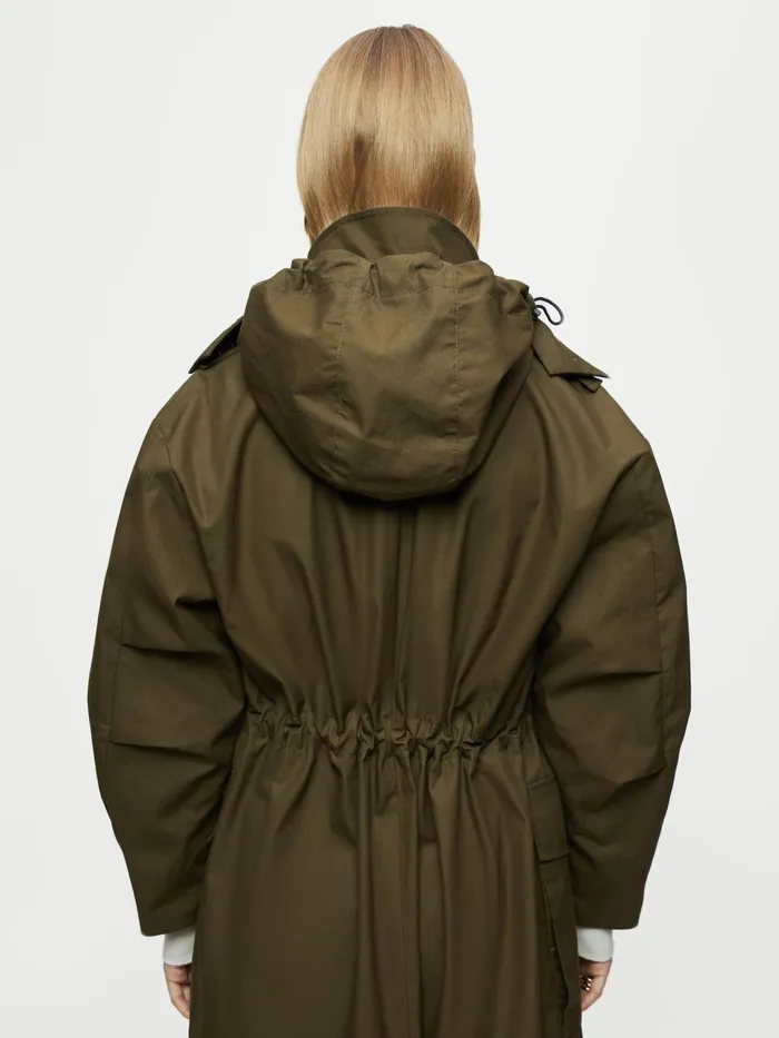 Jigsaw Coats Women Arden Shell Parka Green