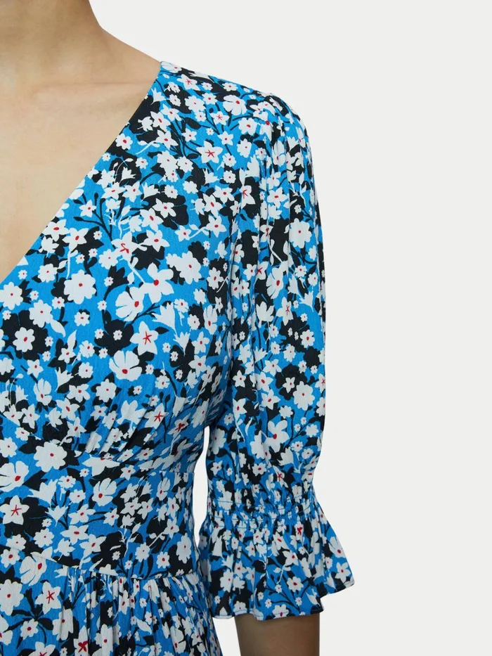 Jigsaw Dresses and Jumpsuits Women Shadow Ditsy Tea Dress Blue